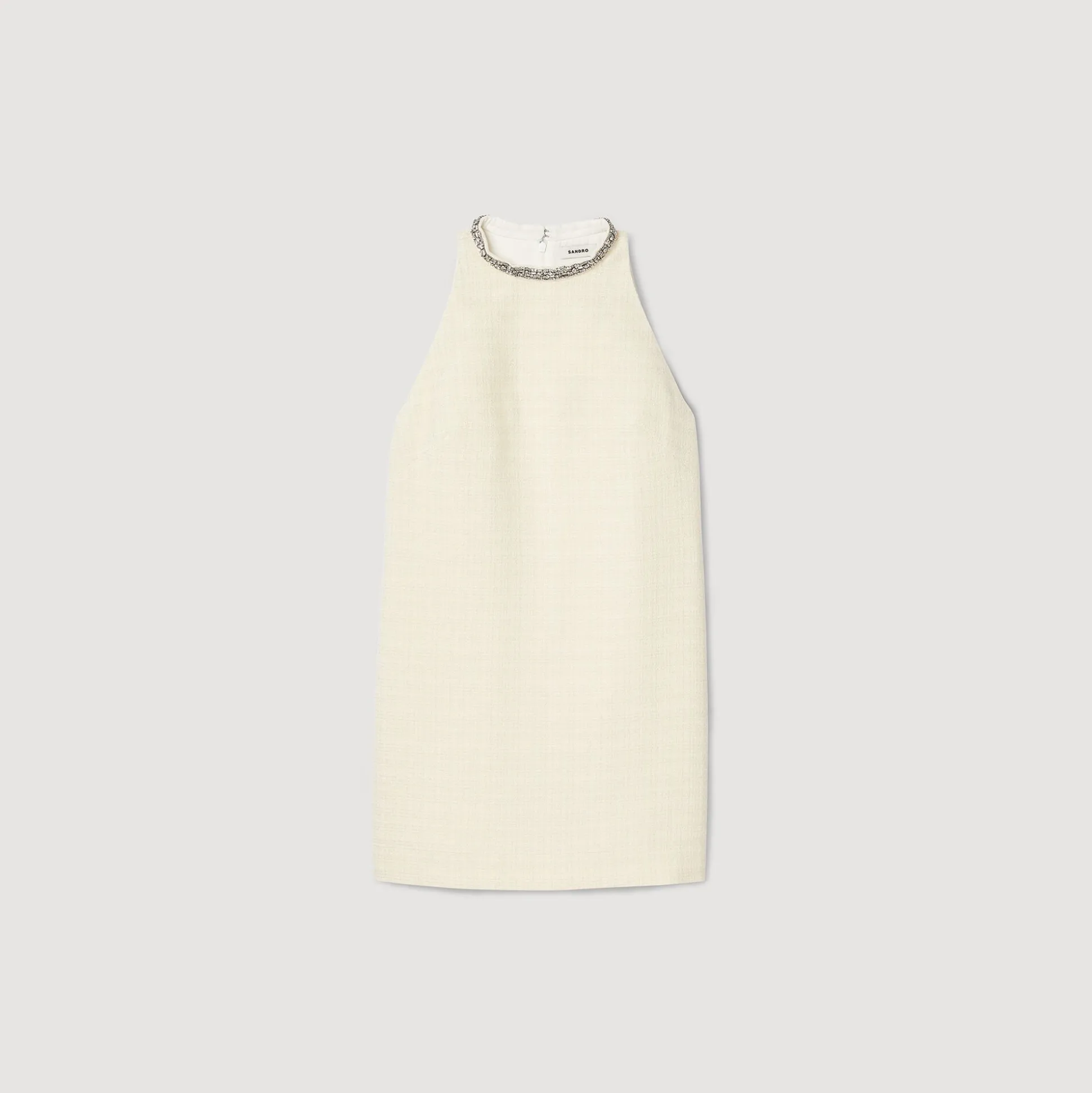 Robe à Col Bijoux