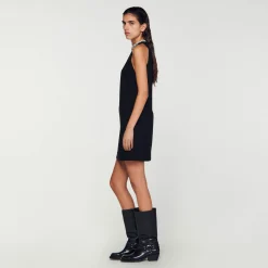 Robe à Col Bijoux