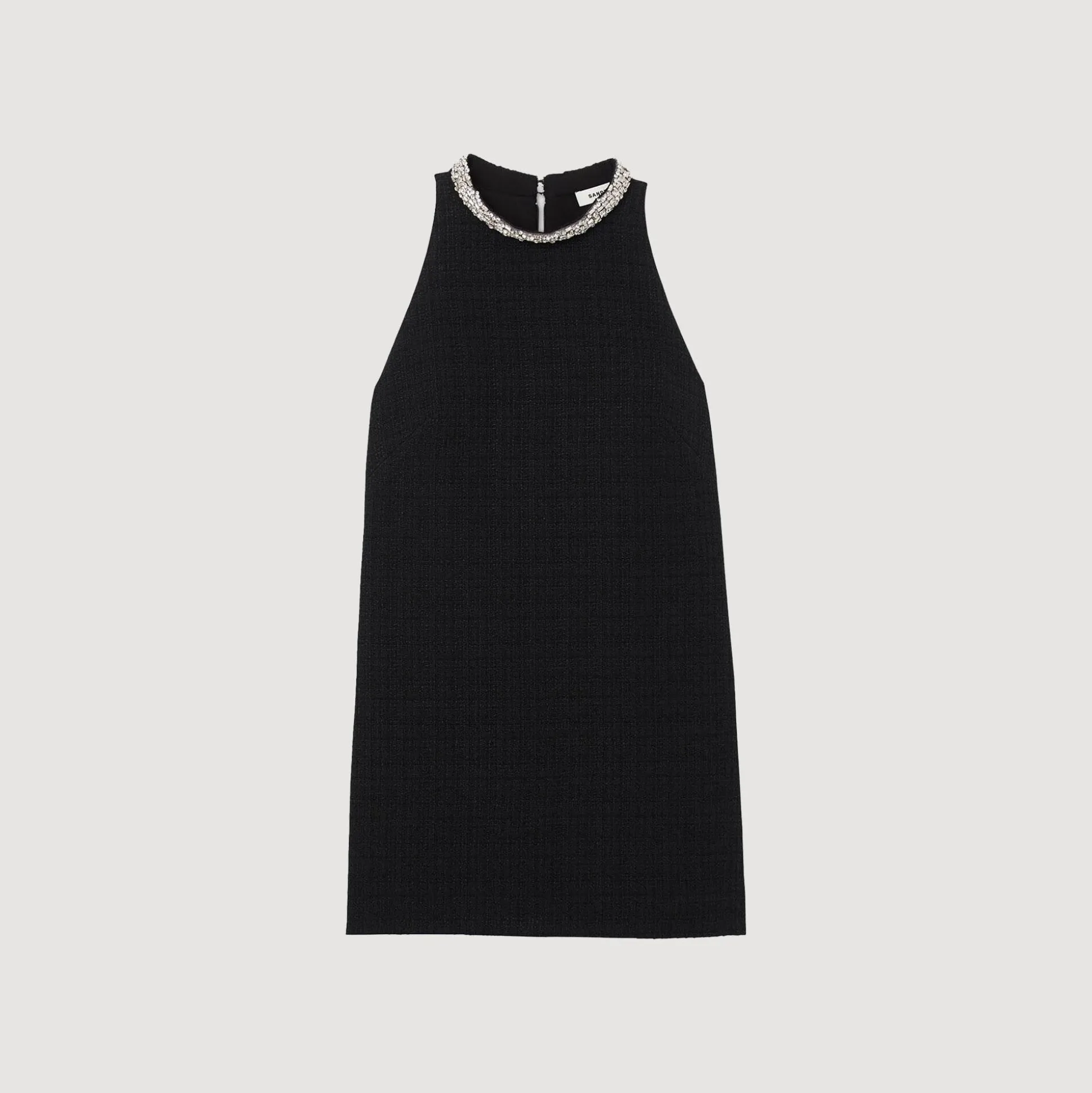 Robe à Col Bijoux