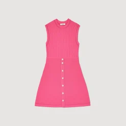 Robe Courte à Boutons