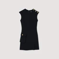 Robe Courte à Boutons