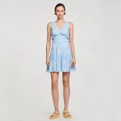 Robe Courte à Broderies Anglaises