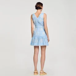 Robe Courte à Broderies Anglaises
