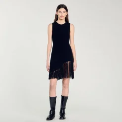 Robe Courte à Franges