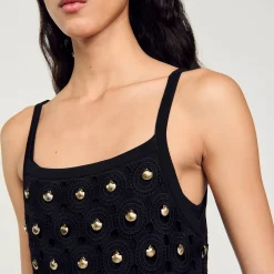 Robe Courte à Pampilles Coquillages