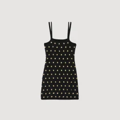 Robe Courte à Pampilles Coquillages