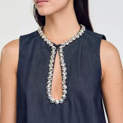 Robe Courte à Strass