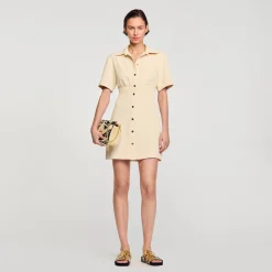 Robe Courte Boutonnée