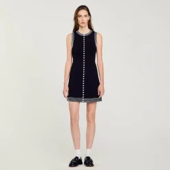 Robe Courte Boutonnée