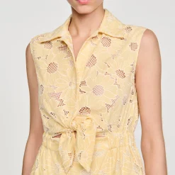 Robe Courte Brodée
