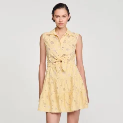 Robe Courte Brodée