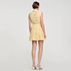 Robe Courte Brodée