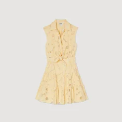 Robe Courte Brodée