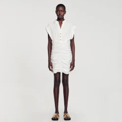 Robe Courte Drapée
