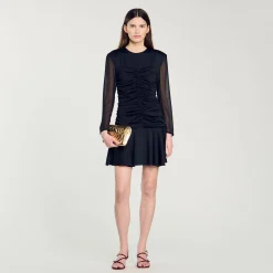 Robe Courte Drapée