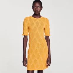Robe Courte En Maille