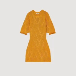 Robe Courte En Maille
