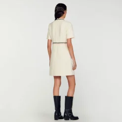 Robe Courte En Tweed