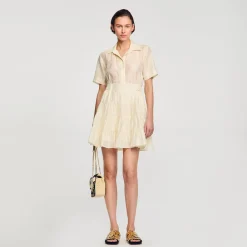 Robe Courte Volantée