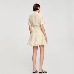 Robe Courte Volantée
