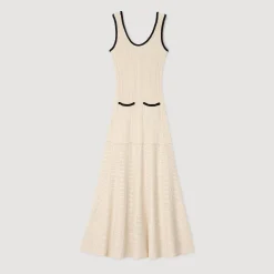 Robe En Maille Pointelle