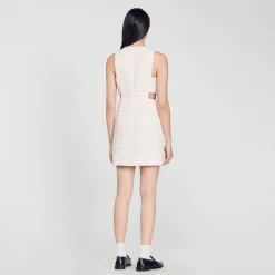 Robe En Tweed Ajourée