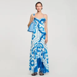 Robe Imprimée à Volants
