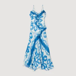 Robe Imprimée à Volants