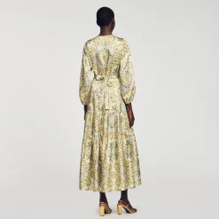 Robe Longue à Imprimé Foulard