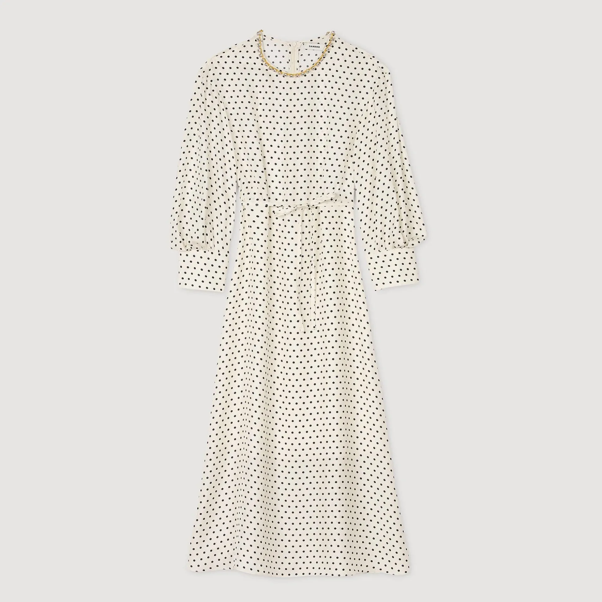 Robe Longue à Pois