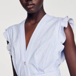 Robe Longue à Volants