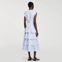 Robe Longue à Volants