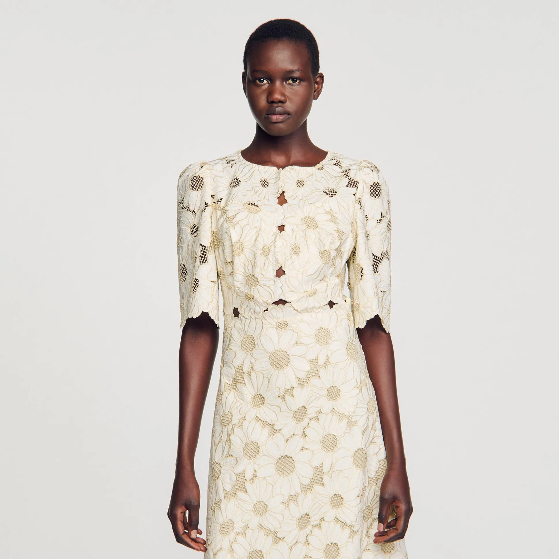 Robe Longue Brodée