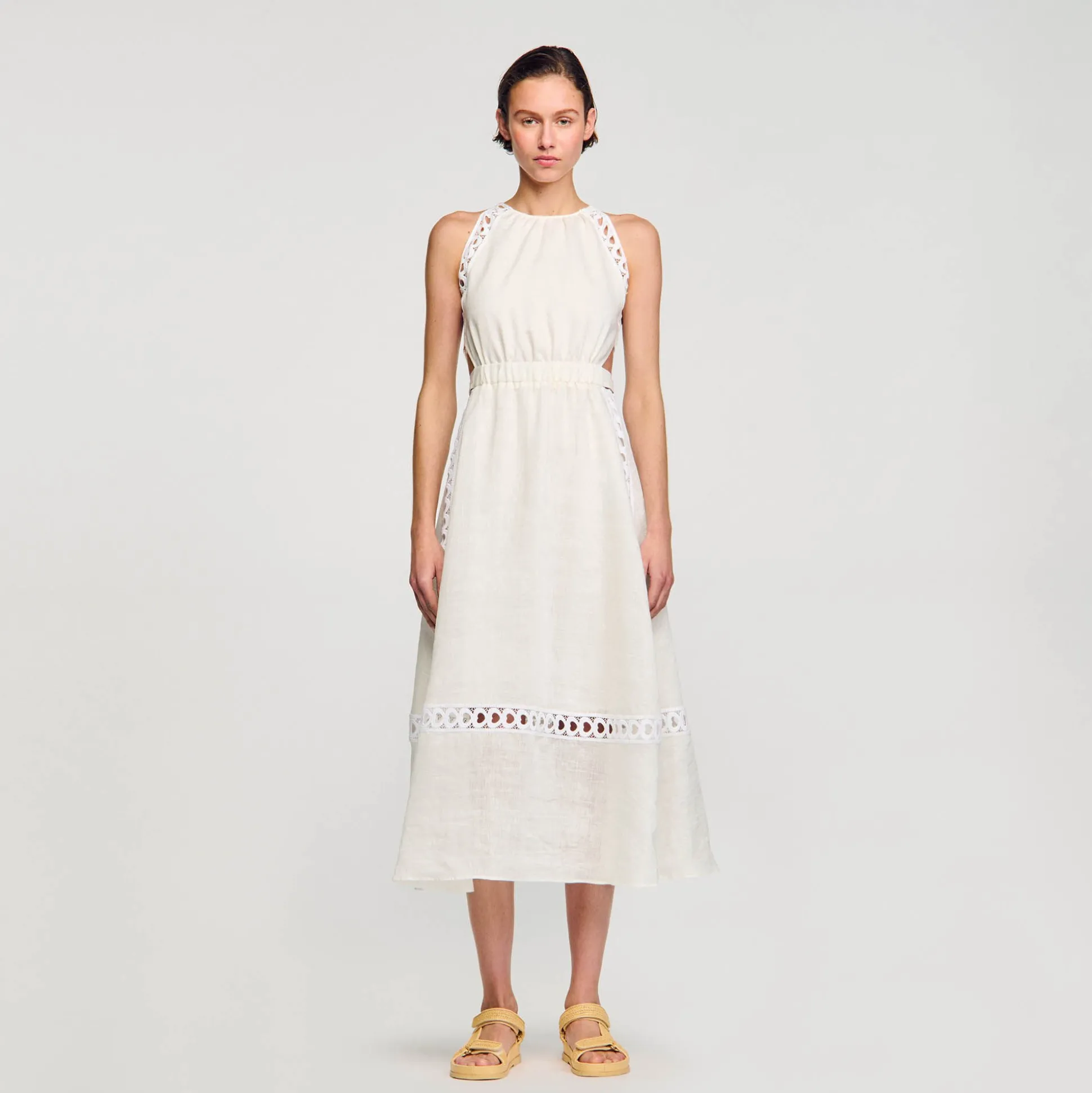 Robe Longue En Lin