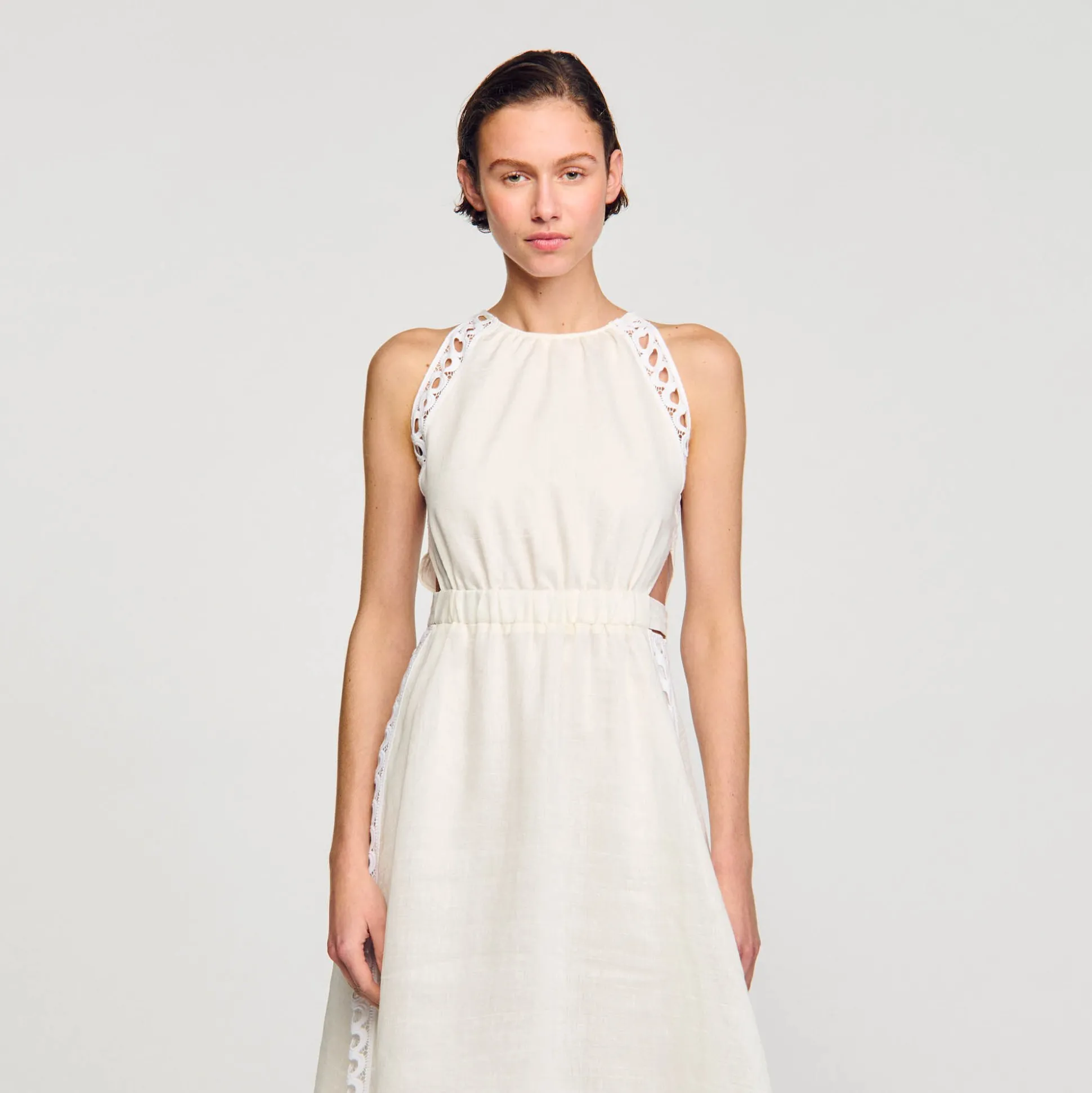 Robe Longue En Lin