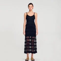 Robe Longue En Maille