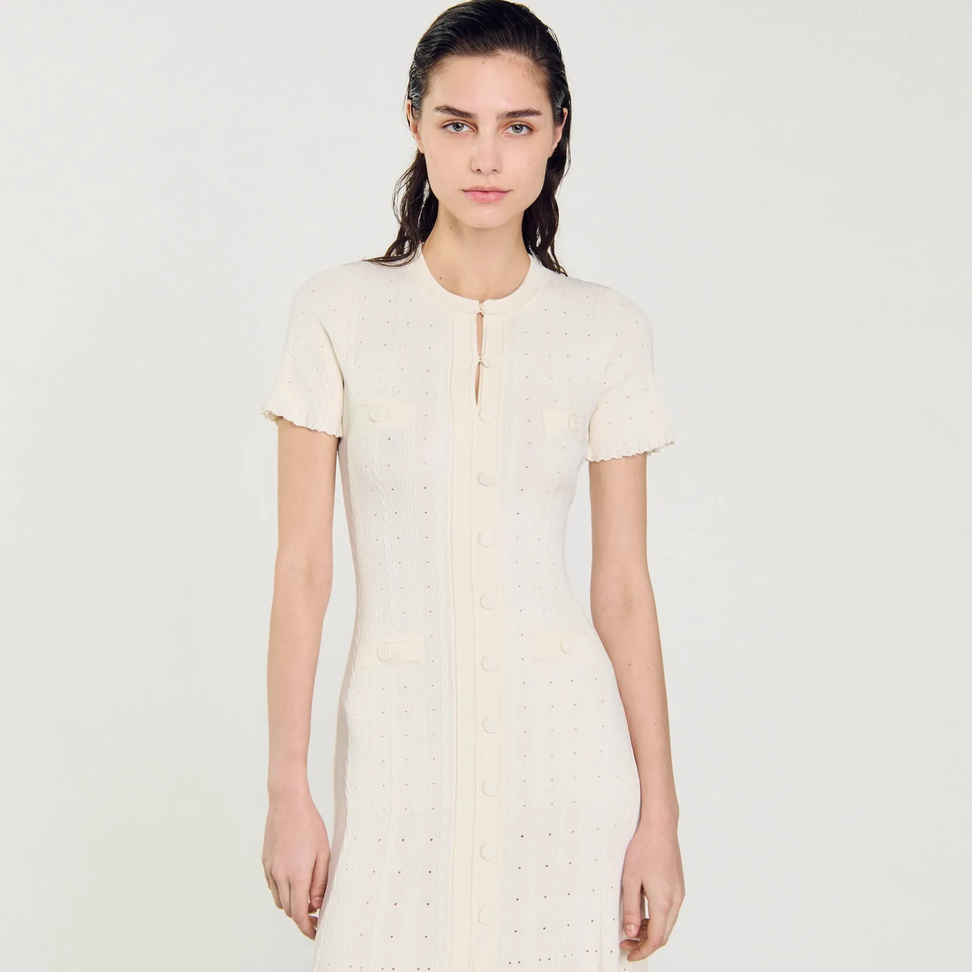 Robe Longue En Maille