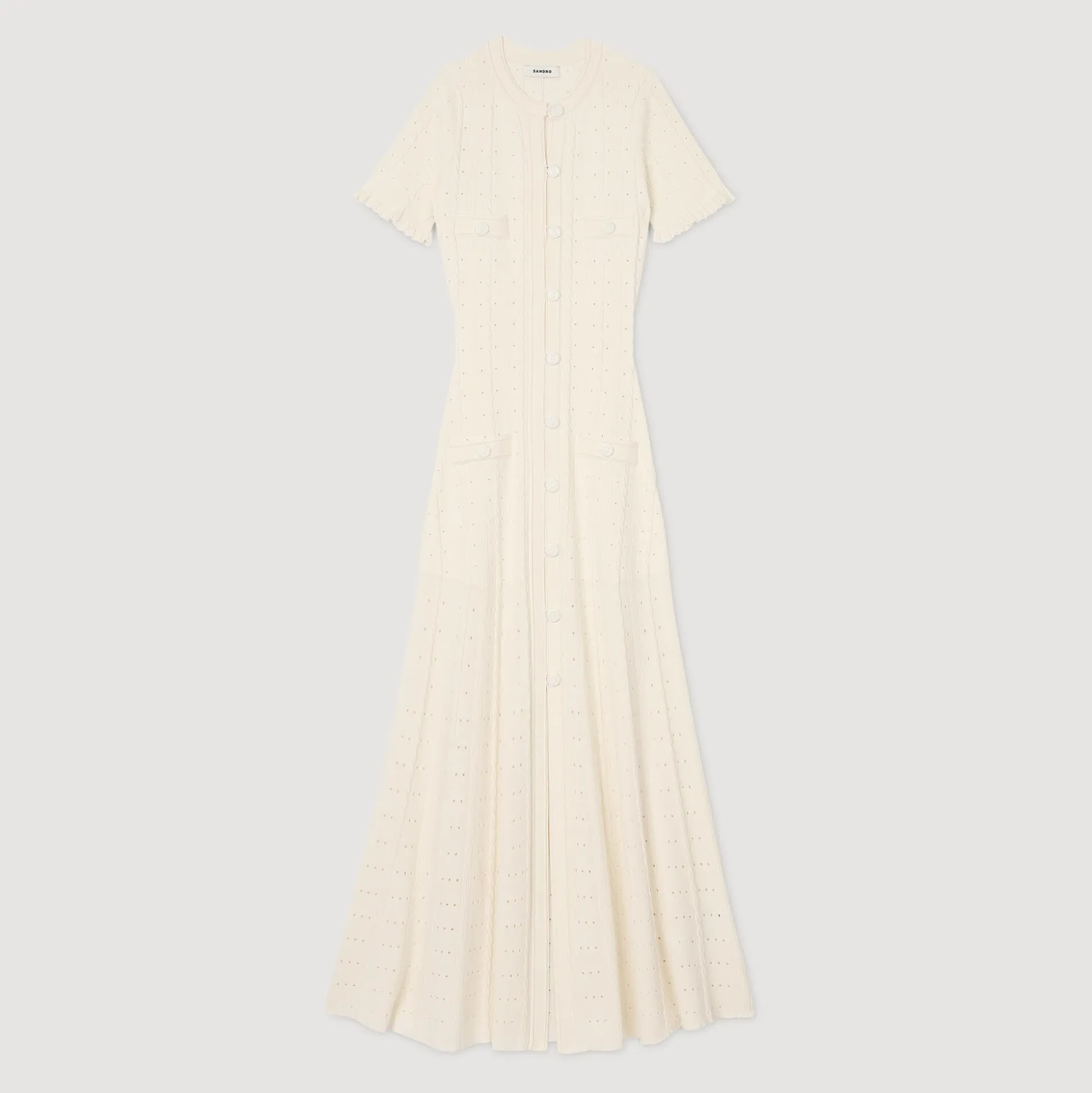Robe Longue En Maille