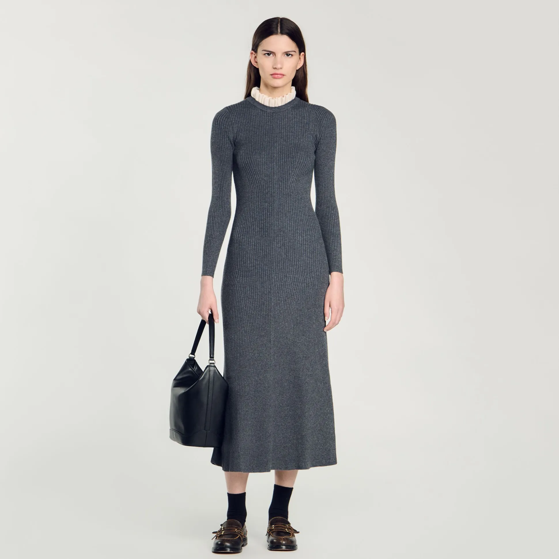 Robe Longue En Maille