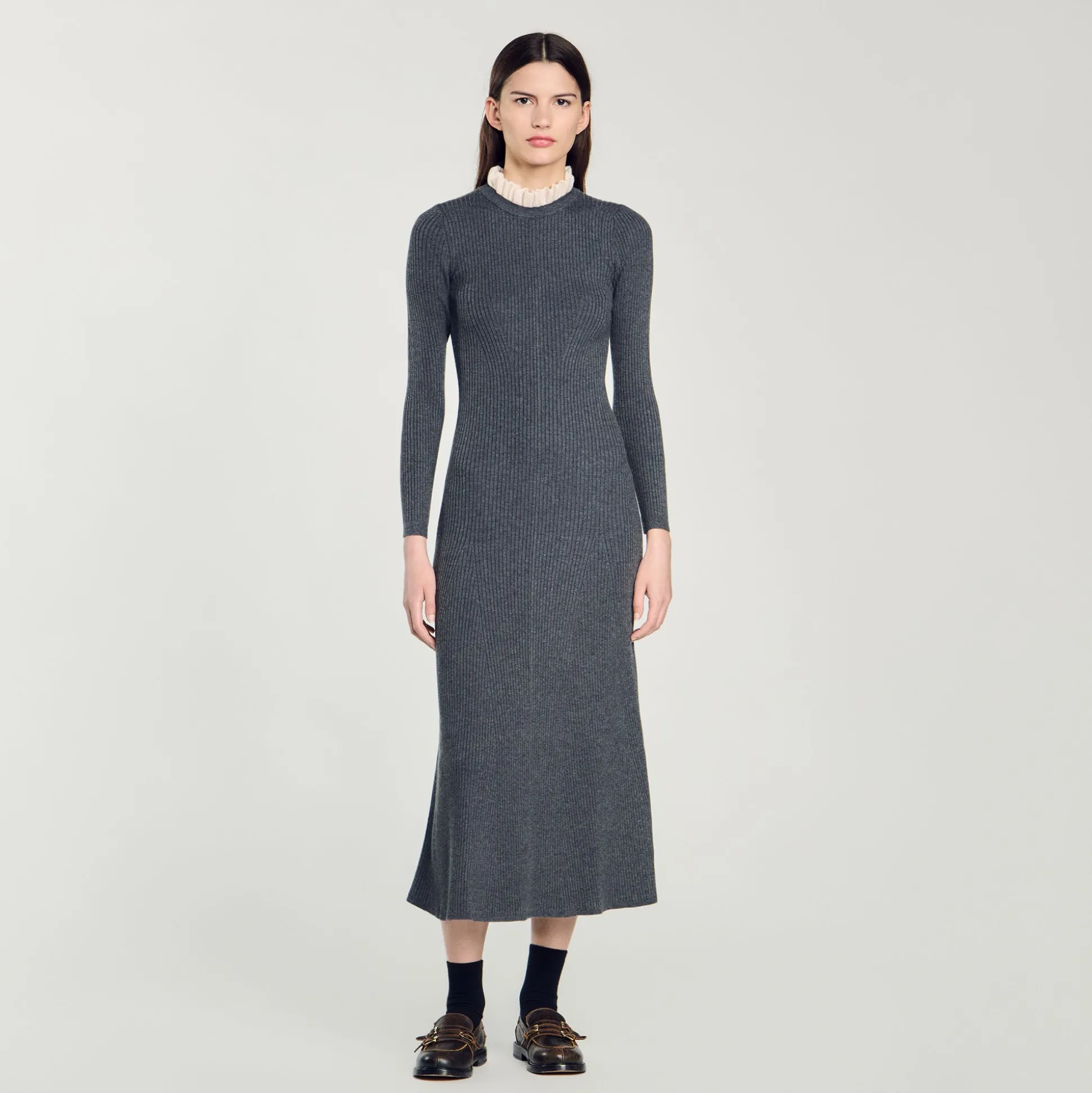 Robe Longue En Maille