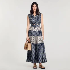Robe Longue Imprimé Paisley