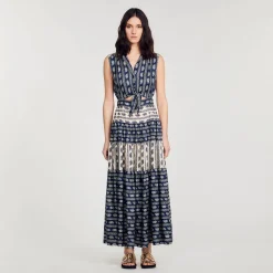 Robe Longue Imprimé Paisley