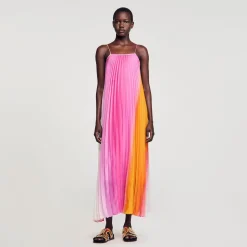 Robe Longue Plissé Soleil