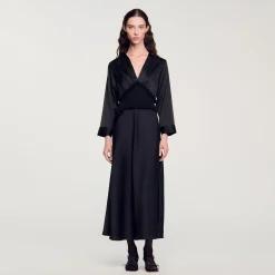 Robe Longue Satinée