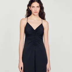 Robe Midi à Fines Bretelles