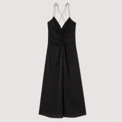 Robe Midi à Fines Bretelles