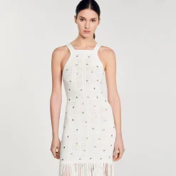 Robe Midi à Franges