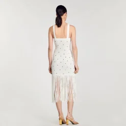 Robe Midi à Franges