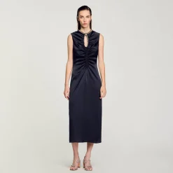 Robe Midi à Strass