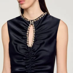 Robe Midi à Strass